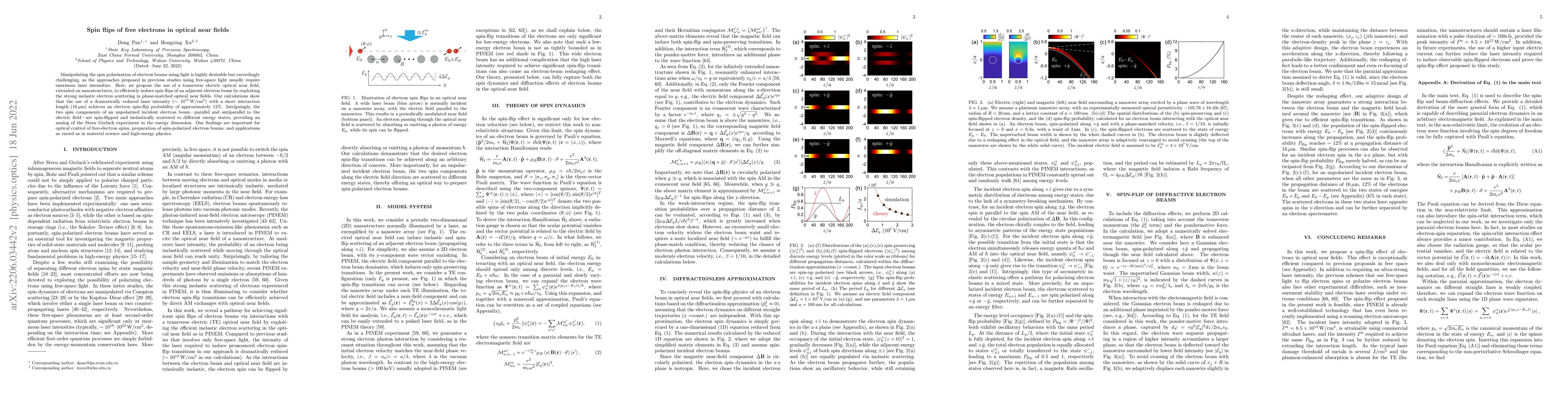 Thumbnail for Spin flips of electron beams in optical near fields