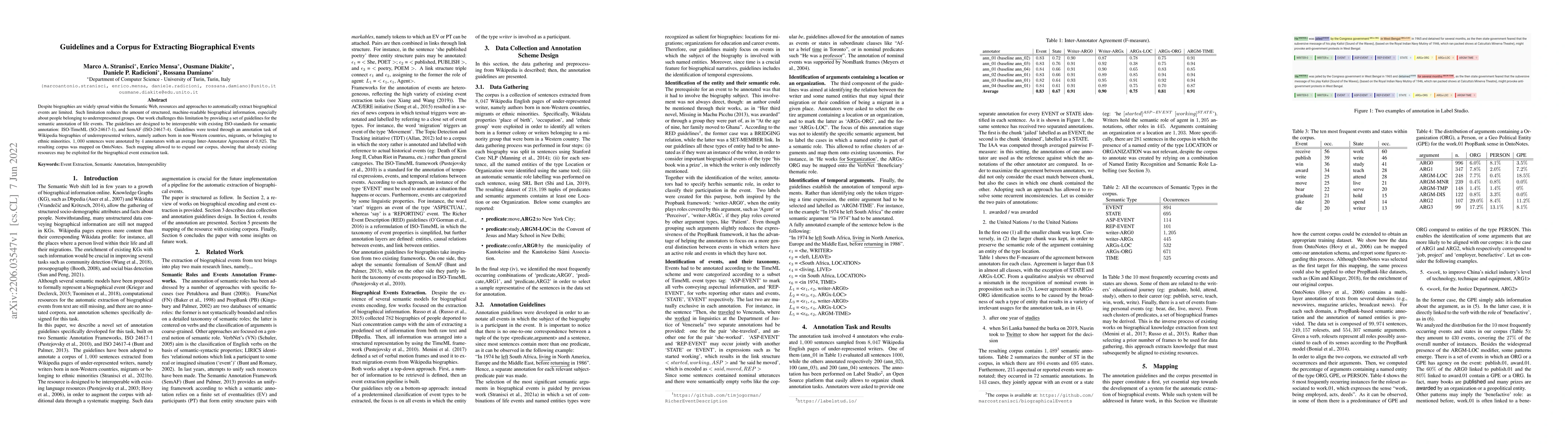Thumbnail for Guidelines and a Corpus for Extracting Biographical Events
