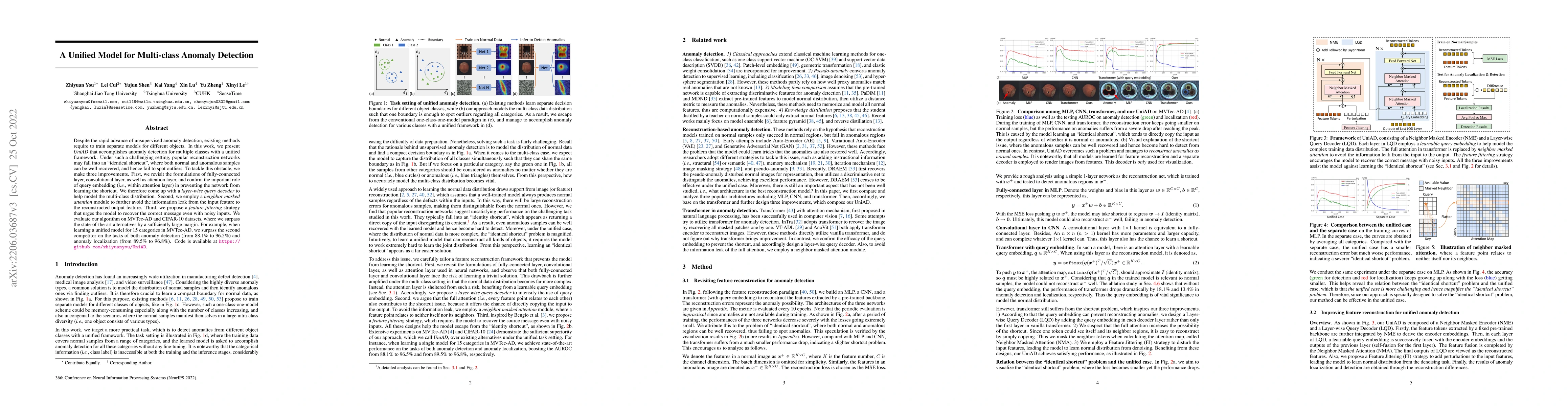 Thumbnail for A Unified Model for Multi-class Anomaly Detection