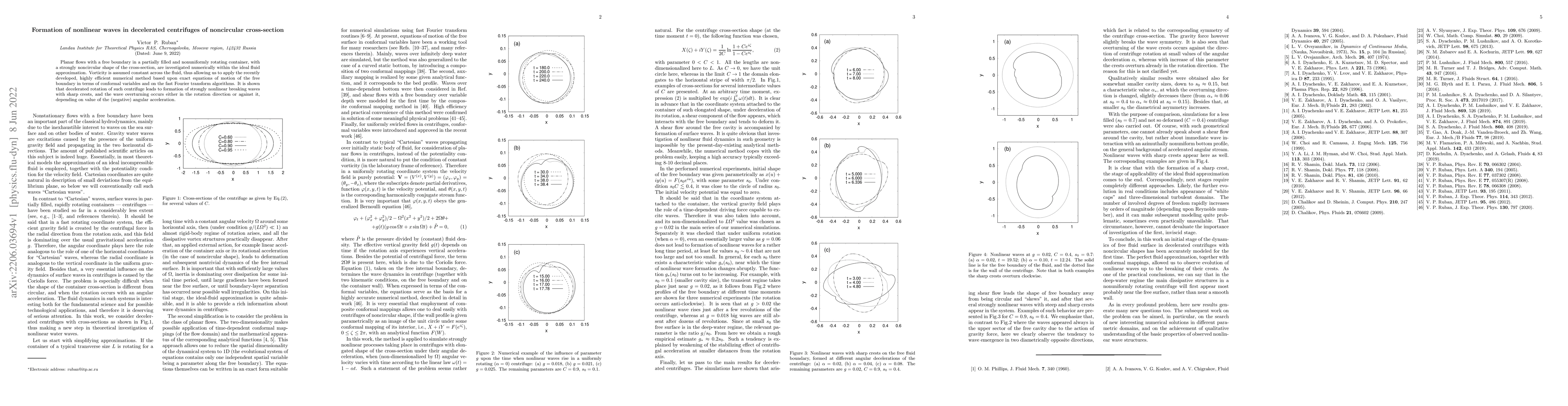 Thumbnail for Formation of nonlinear waves in decelerated centrifuges of noncircular
  cross-section