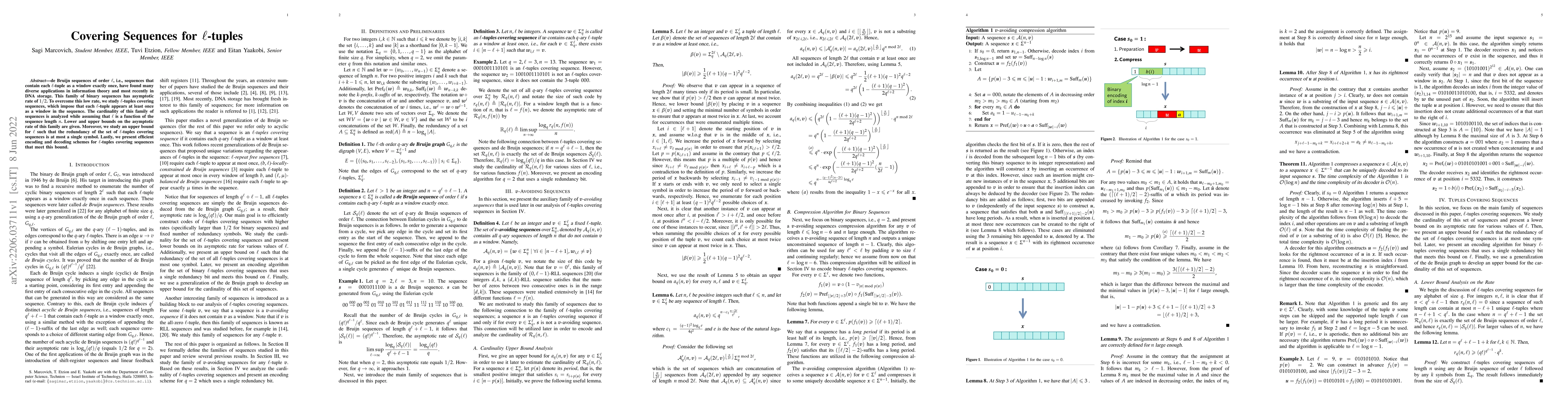 Thumbnail for Covering Sequences for $\ell$-Tuples