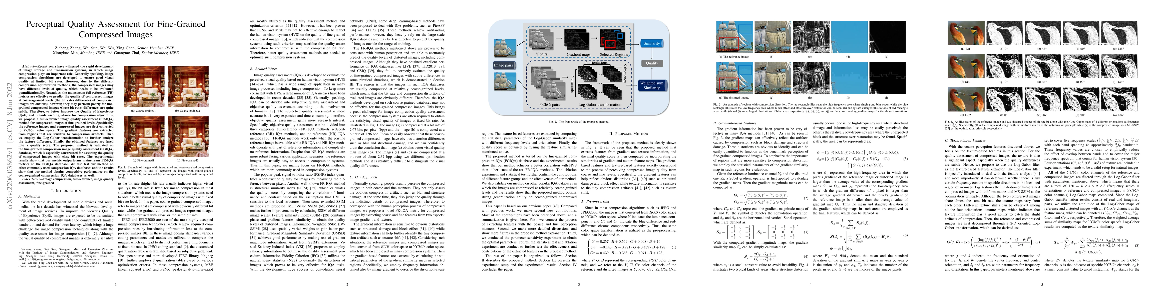 Thumbnail for Perceptual Quality Assessment for Fine-Grained Compressed Images