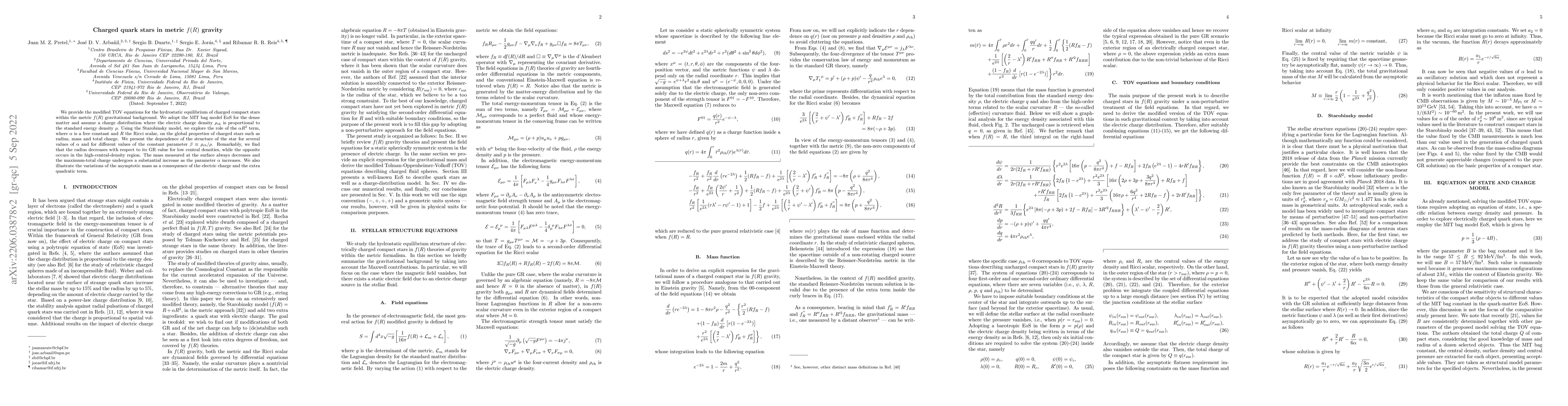 Thumbnail for Charged quark stars in metric $f(R)$ gravity