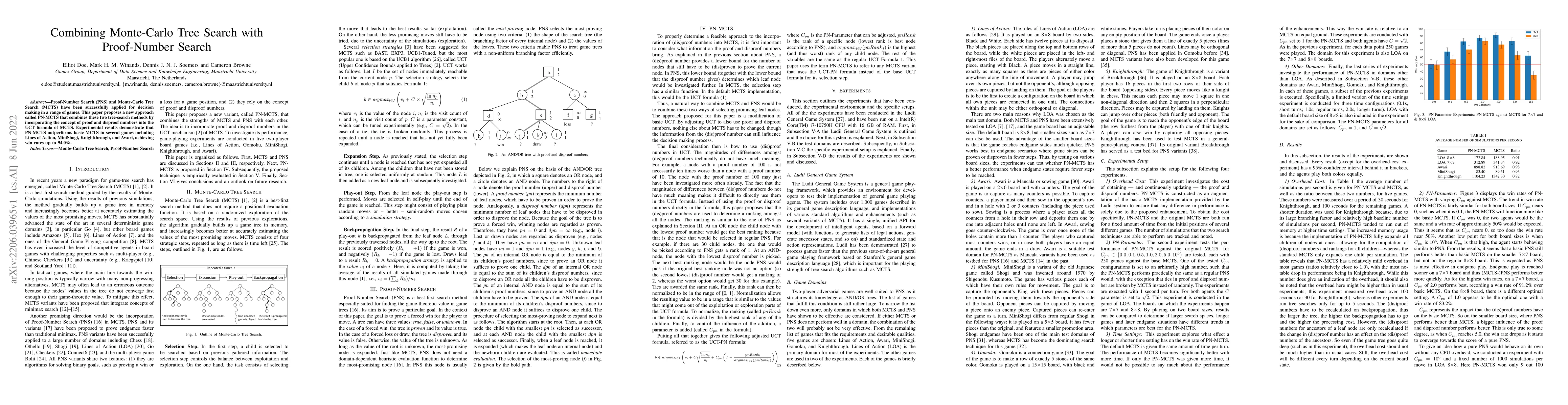 Thumbnail for Combining Monte-Carlo Tree Search with Proof-Number Search