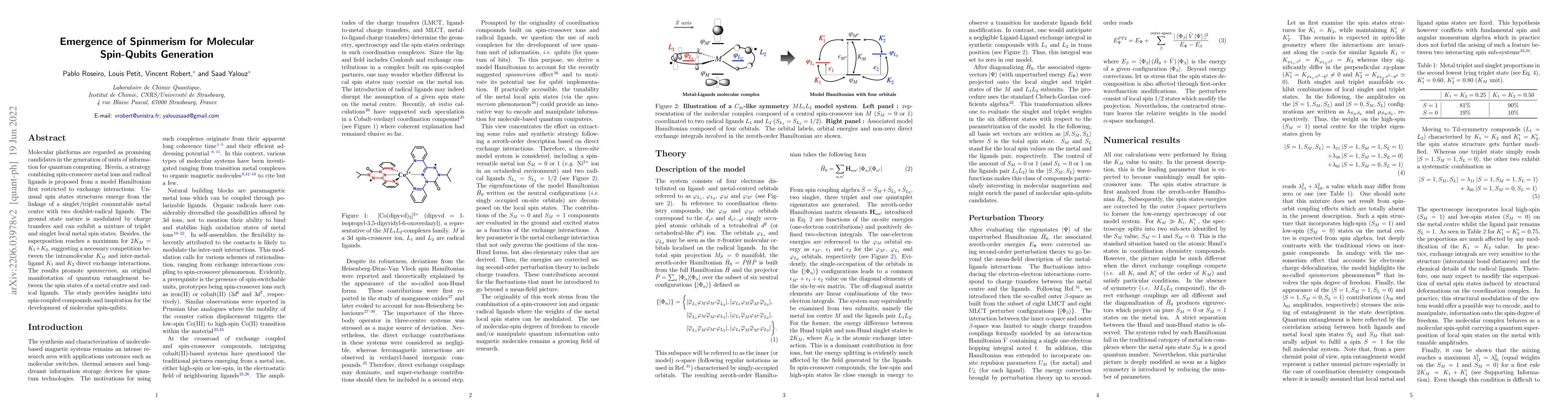 Thumbnail for Emergence of Spinmerism for Molecular Spin-Qubits Generation
