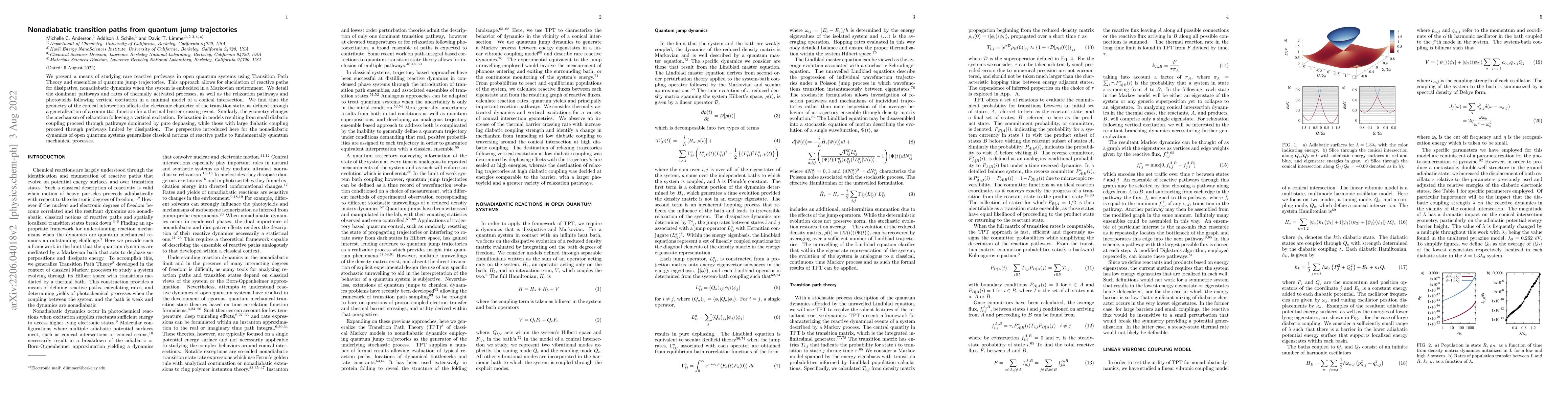 Thumbnail for Nonadiabatic transition paths from quantum jump trajectories
