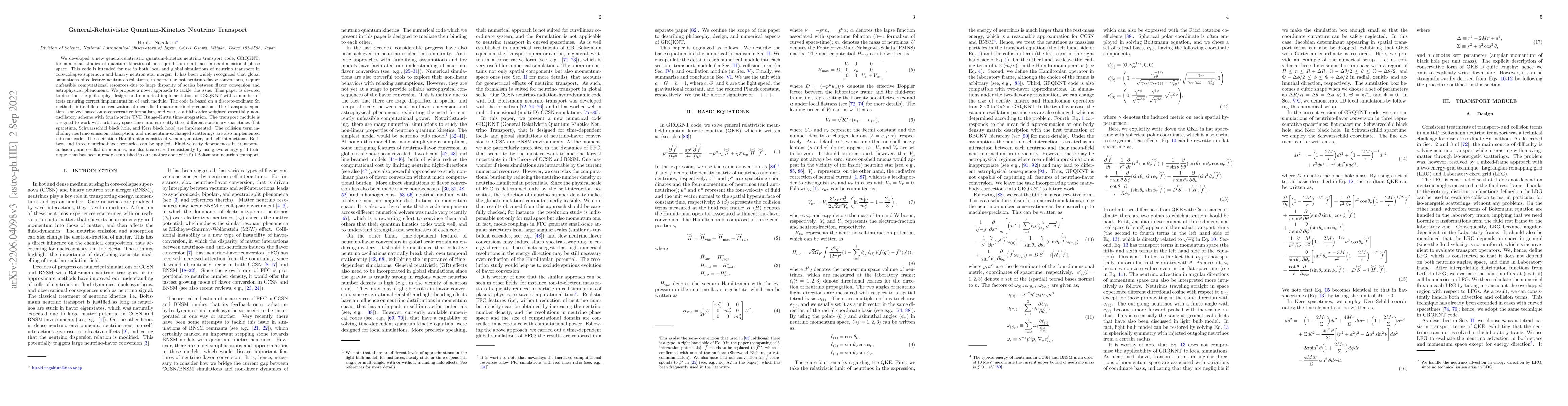 Thumbnail for General-Relativistic Quantum-Kinetics Neutrino Transport