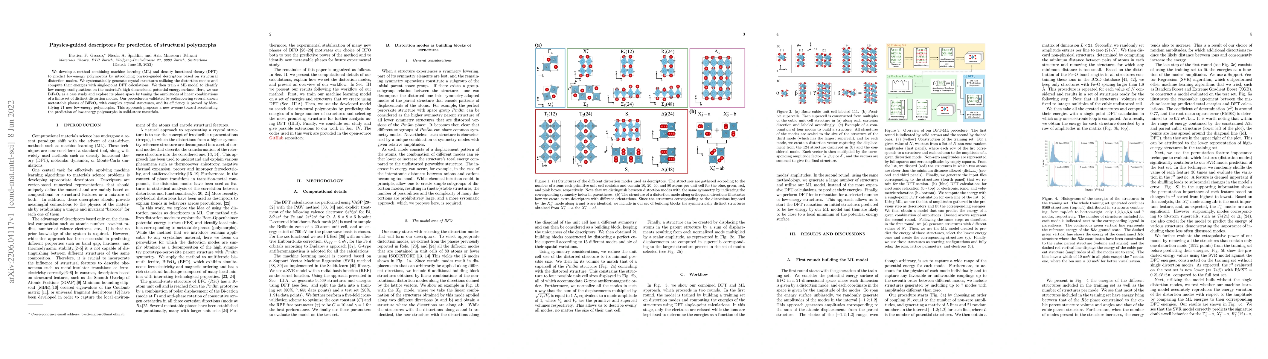 Thumbnail for Physics-guided descriptors for prediction of structural polymorphs
