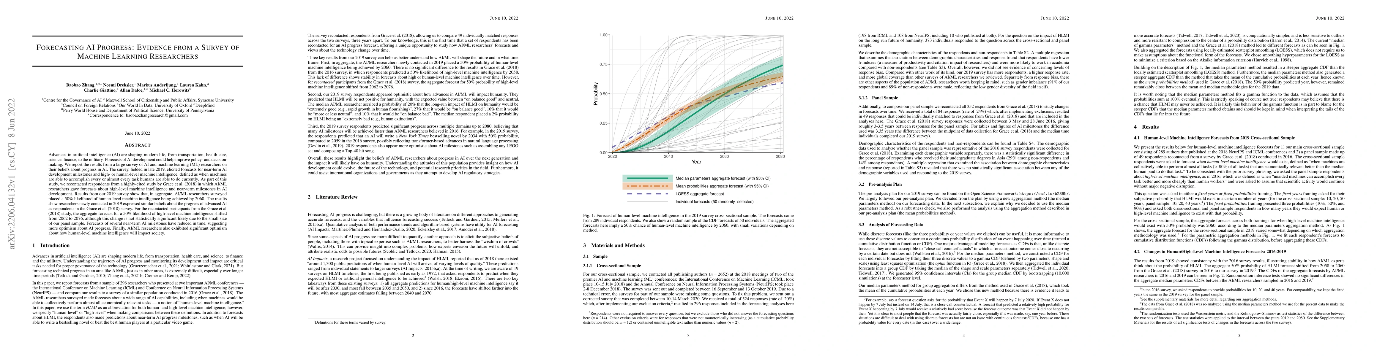 Thumbnail for Forecasting AI Progress: Evidence from a Survey of Machine Learning
  Researchers