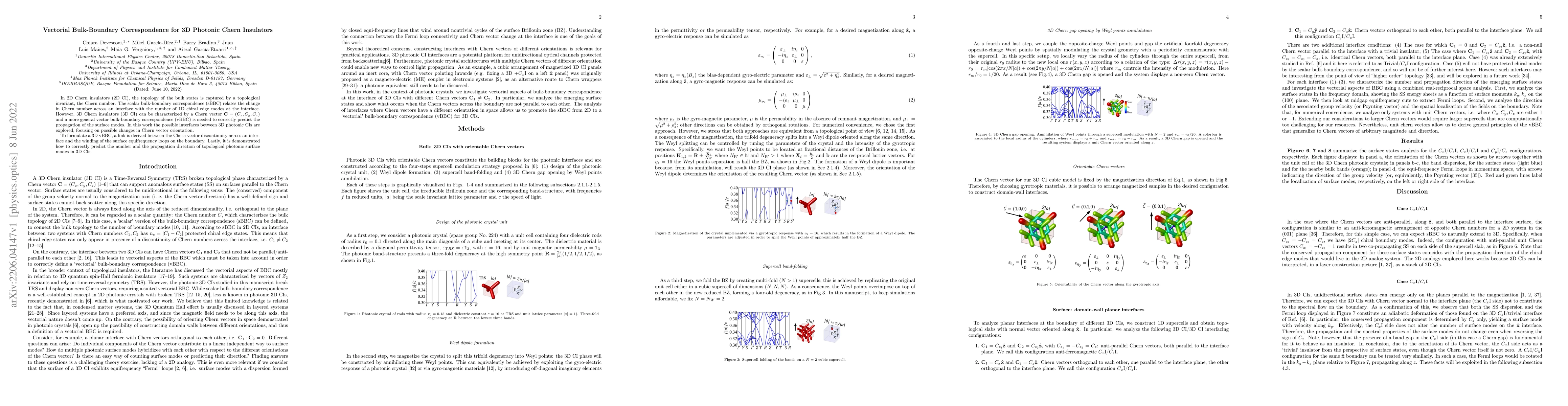 Thumbnail for Vectorial Bulk-Boundary Correspondence for 3D Photonic Chern Insulators
