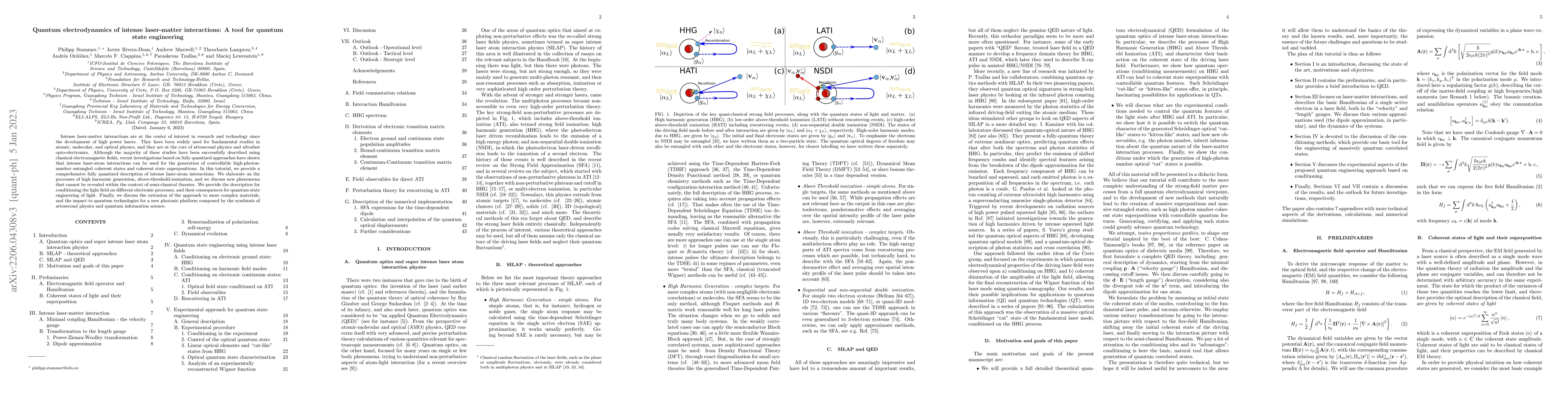 Thumbnail for Quantum electrodynamics of intense laser-matter interactions: A tool for
  quantum state engineering