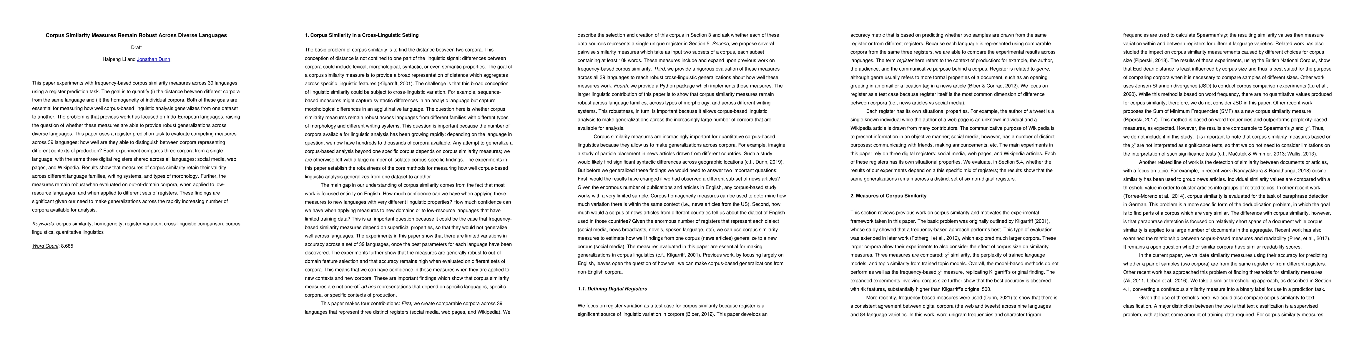 Thumbnail for Corpus Similarity Measures Remain Robust Across Diverse Languages