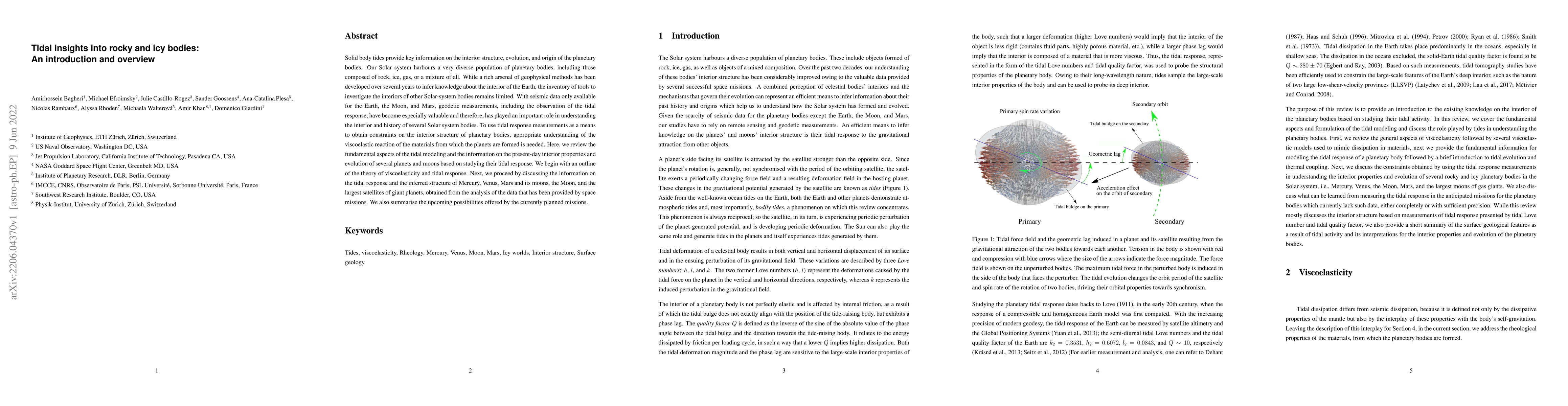 Thumbnail for Tidal insights into rocky and icy bodies: An introduction and overview