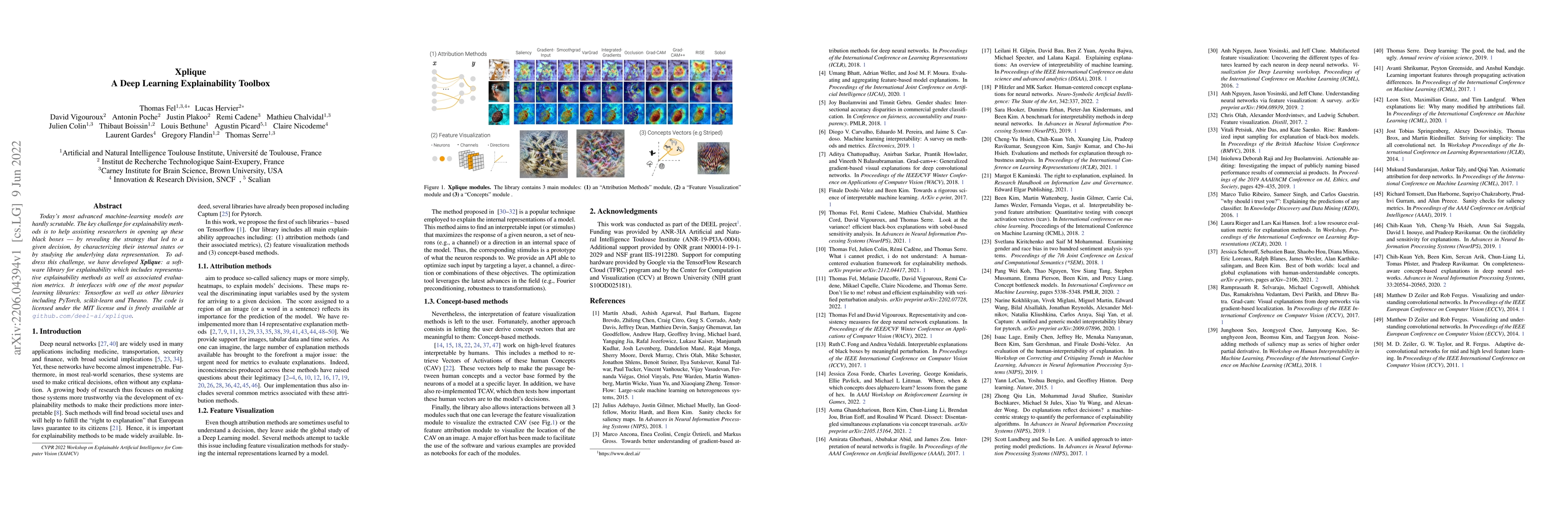 Thumbnail for Xplique: A Deep Learning Explainability Toolbox