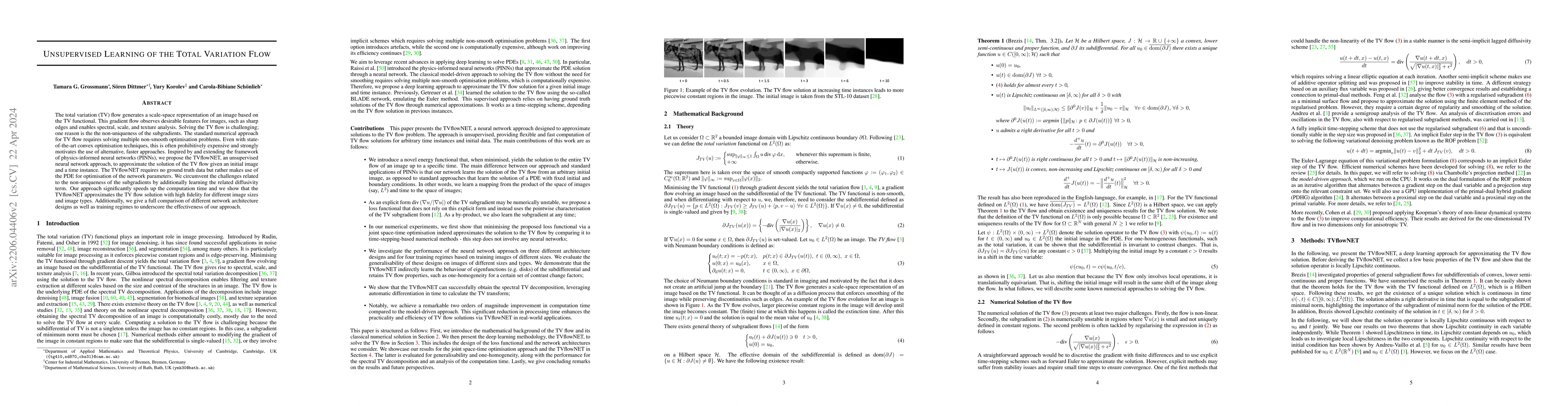 Thumbnail for Unsupervised Learning of the Total Variation Flow