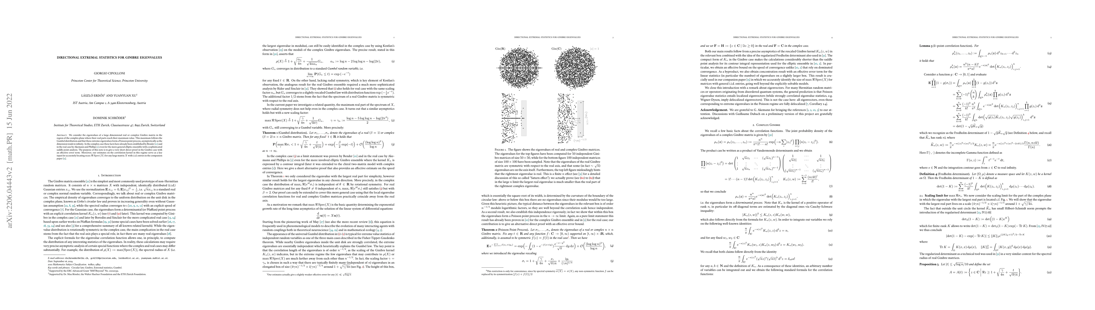 Thumbnail for Directional Extremal Statistics for Ginibre Eigenvalues