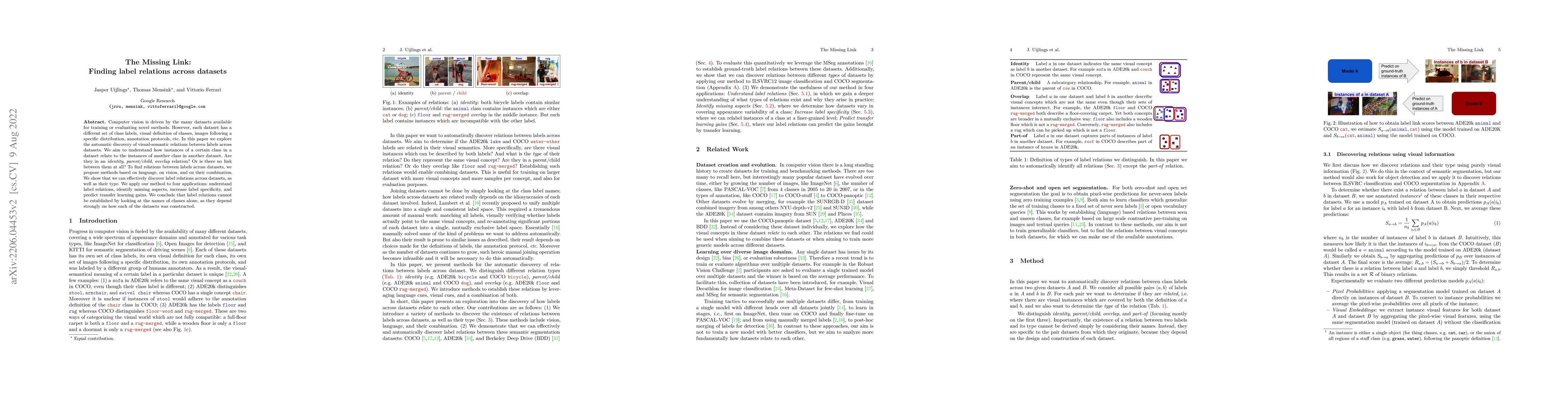 Thumbnail for The Missing Link: Finding label relations across datasets