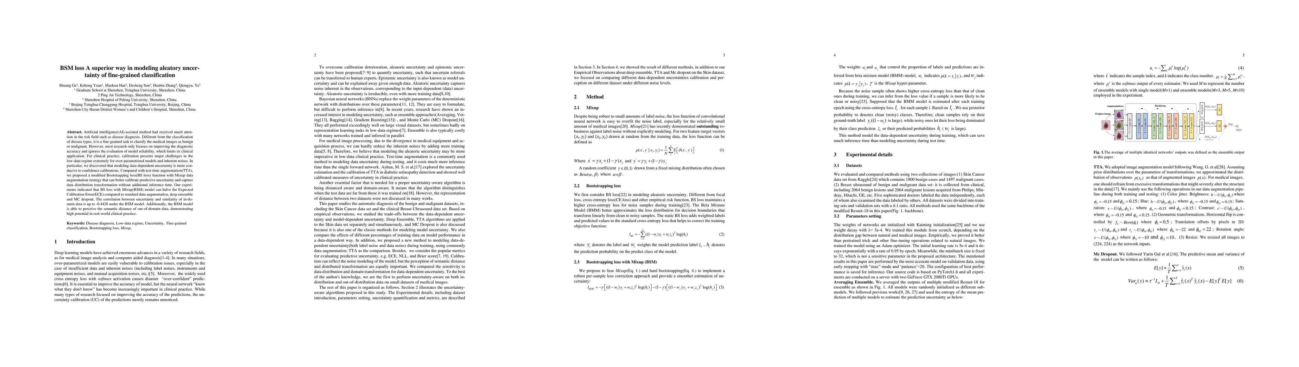 Thumbnail for BSM loss: A superior way in modeling aleatory uncertainty of
  fine_grained classification