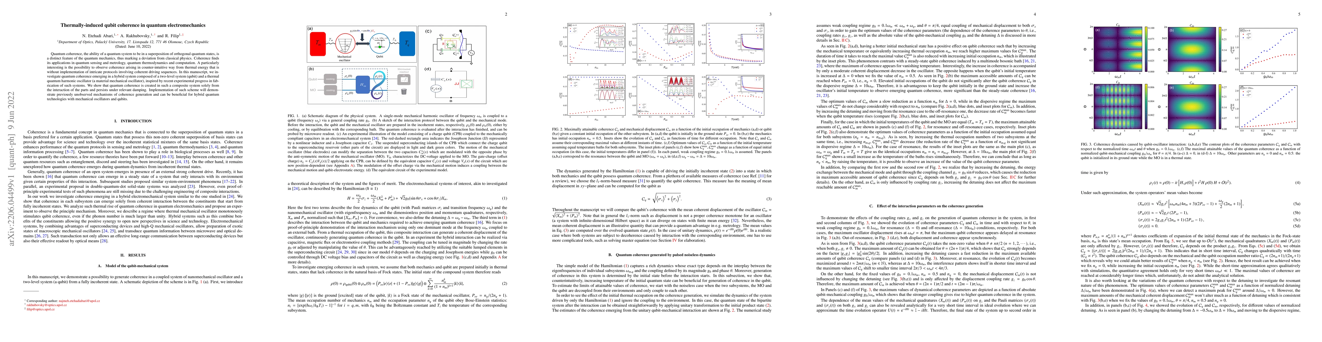 Thumbnail for Thermally-induced qubit coherence in quantum electromechanics