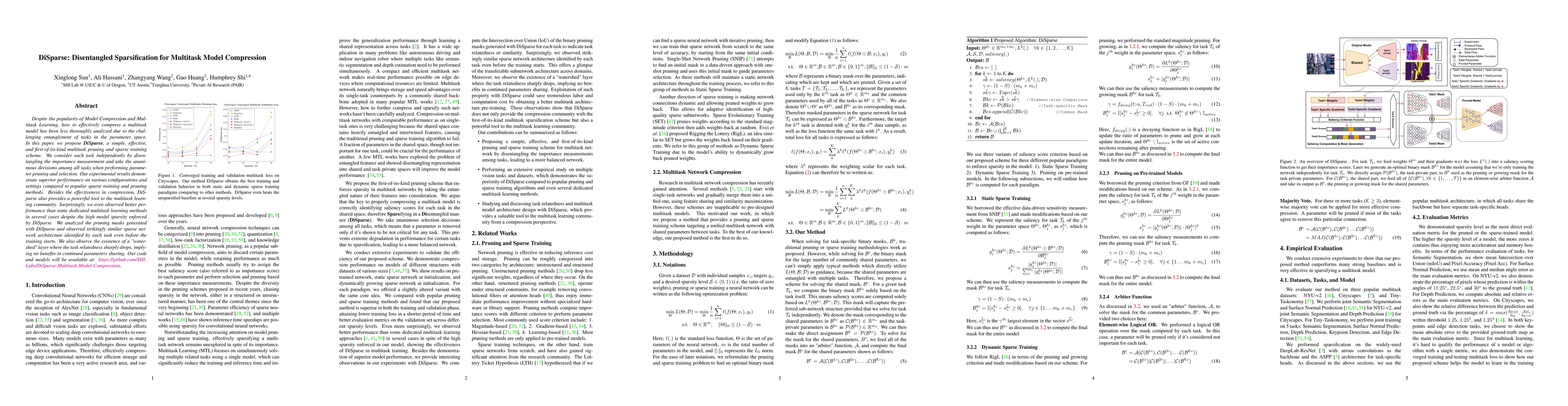 Thumbnail for DiSparse: Disentangled Sparsification for Multitask Model Compression