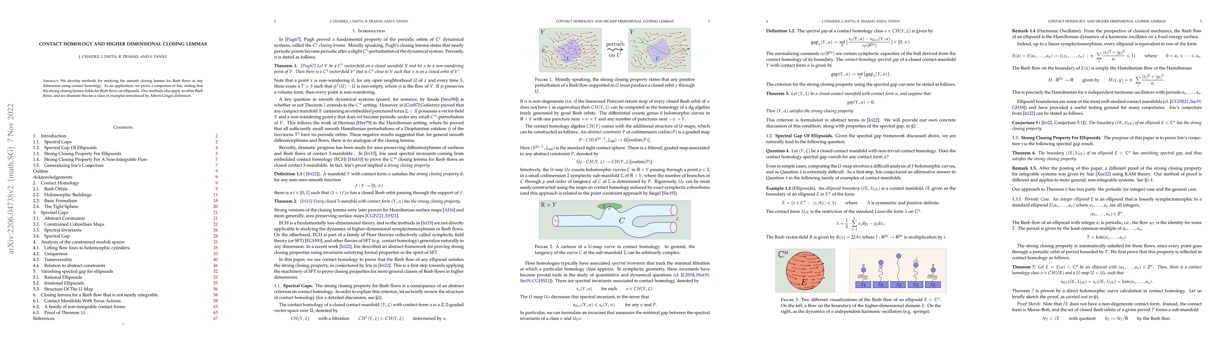 Thumbnail for Contact homology and higher dimensional closing lemmas
