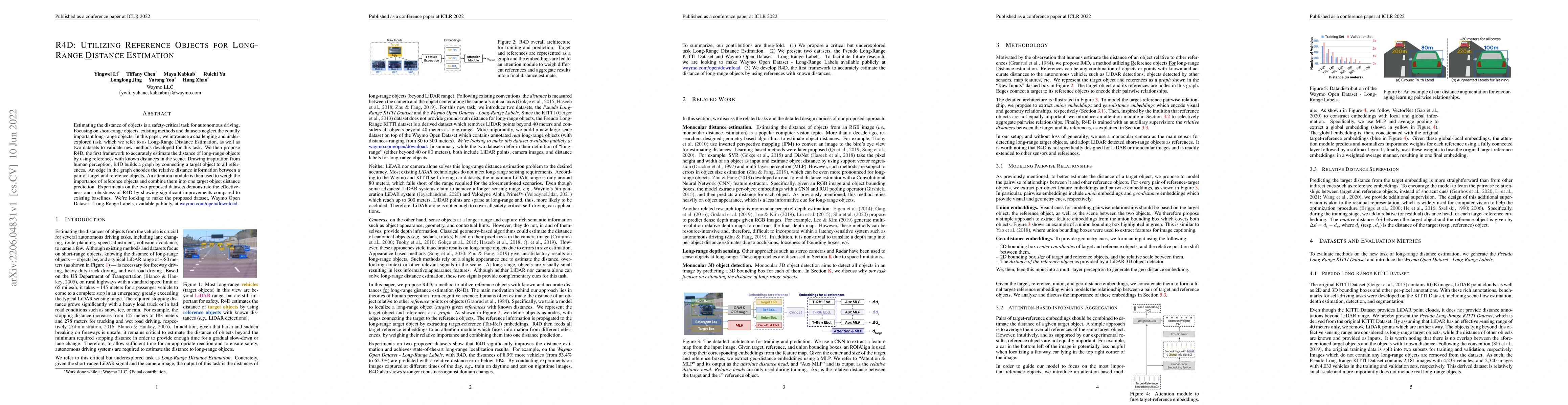 Thumbnail for R4D: Utilizing Reference Objects for Long-Range Distance Estimation