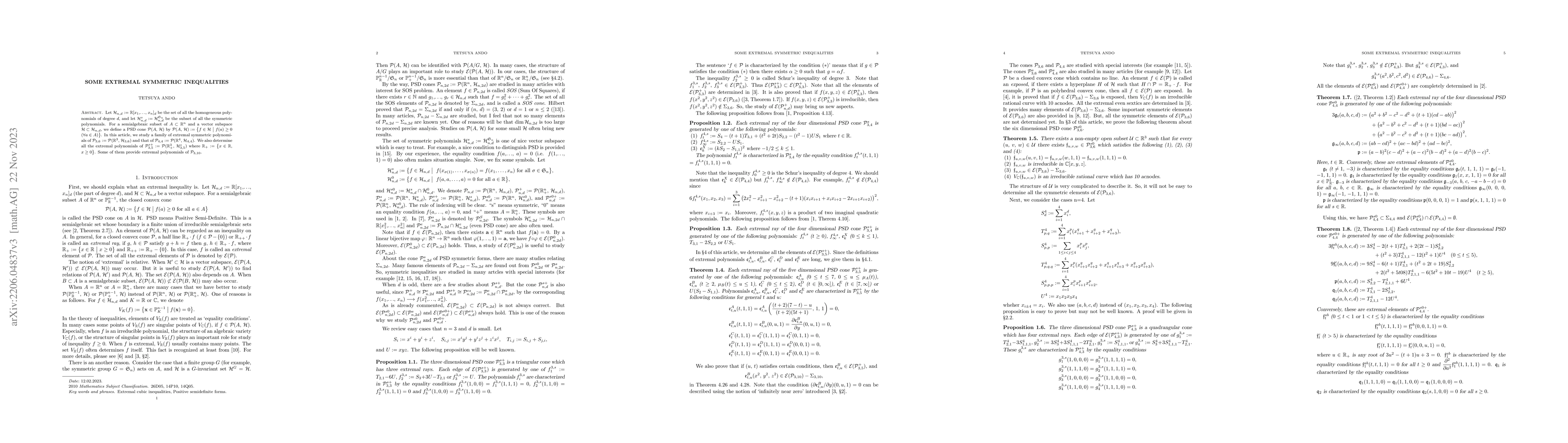 Thumbnail for Some Extremal Symmetric Inequalities