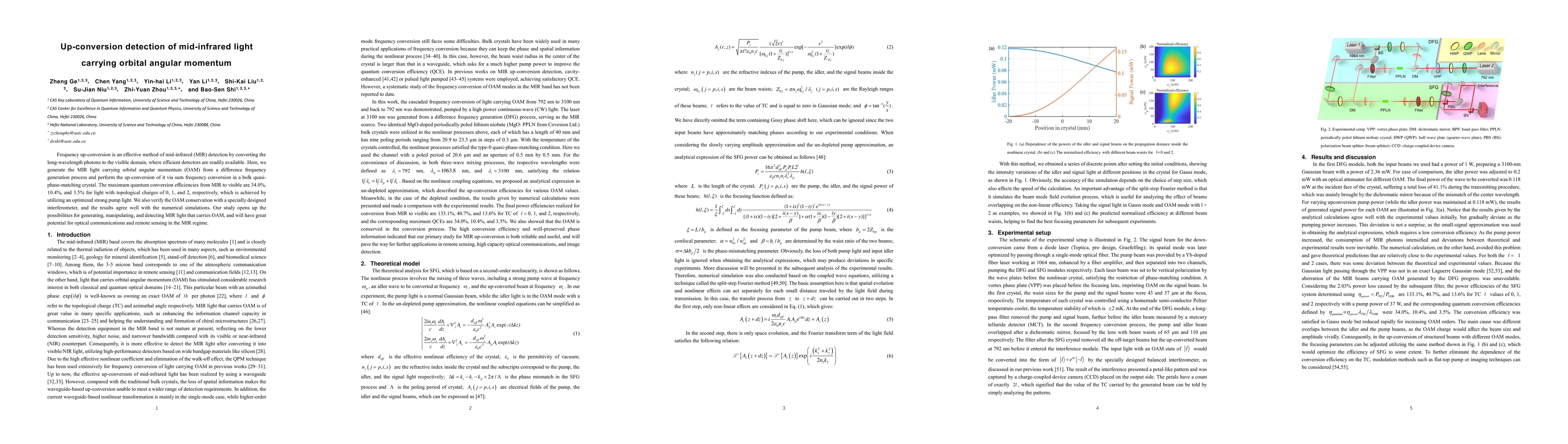 Thumbnail for Up-conversion detection of mid-infrared light carrying orbital angular
  momentum