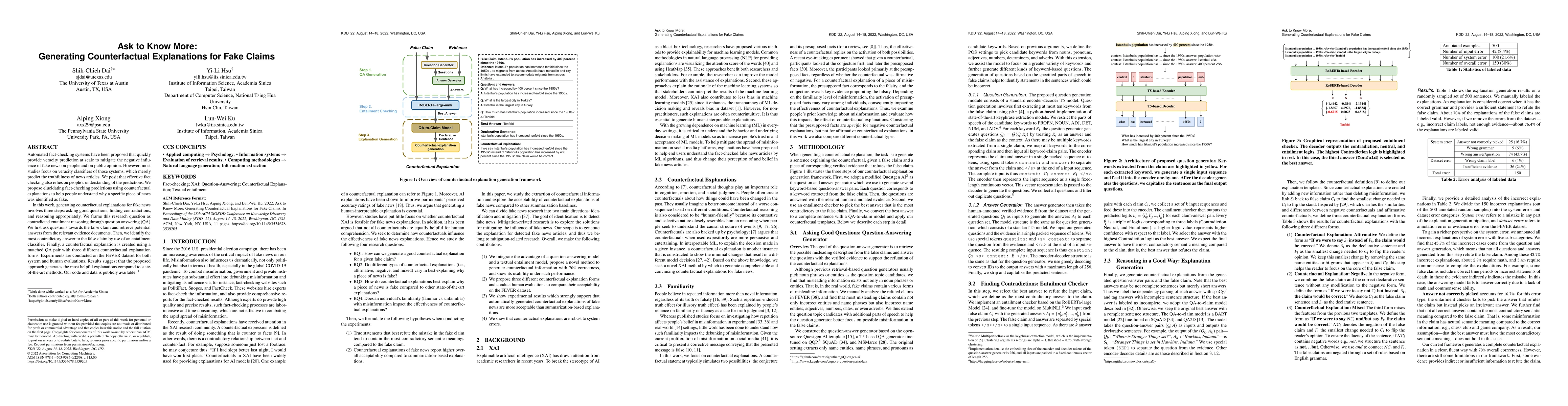 Thumbnail for Ask to Know More: Generating Counterfactual Explanations for Fake Claims