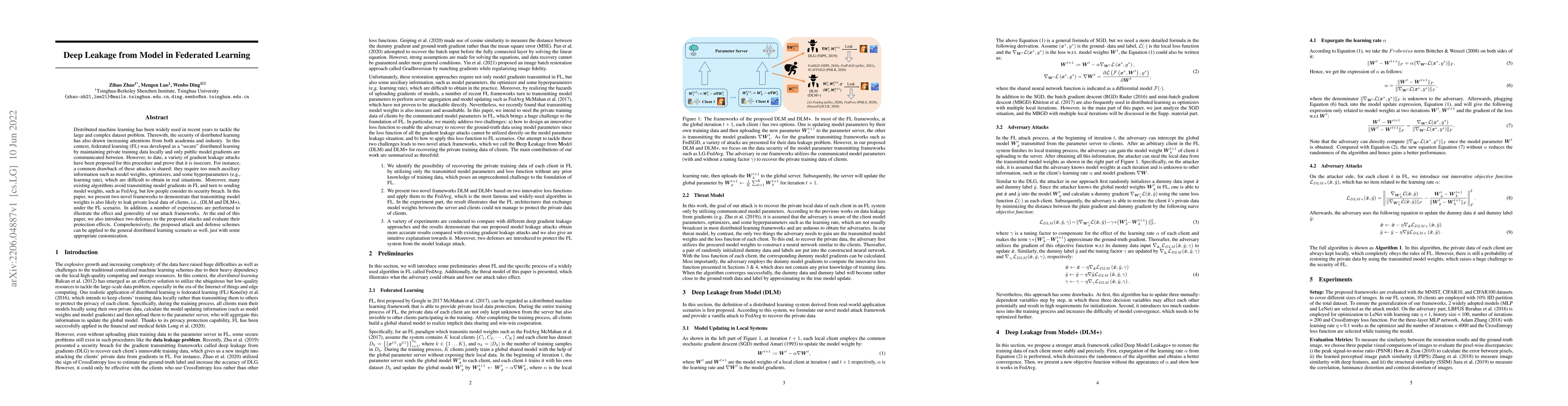 Thumbnail for Deep Leakage from Model in Federated Learning