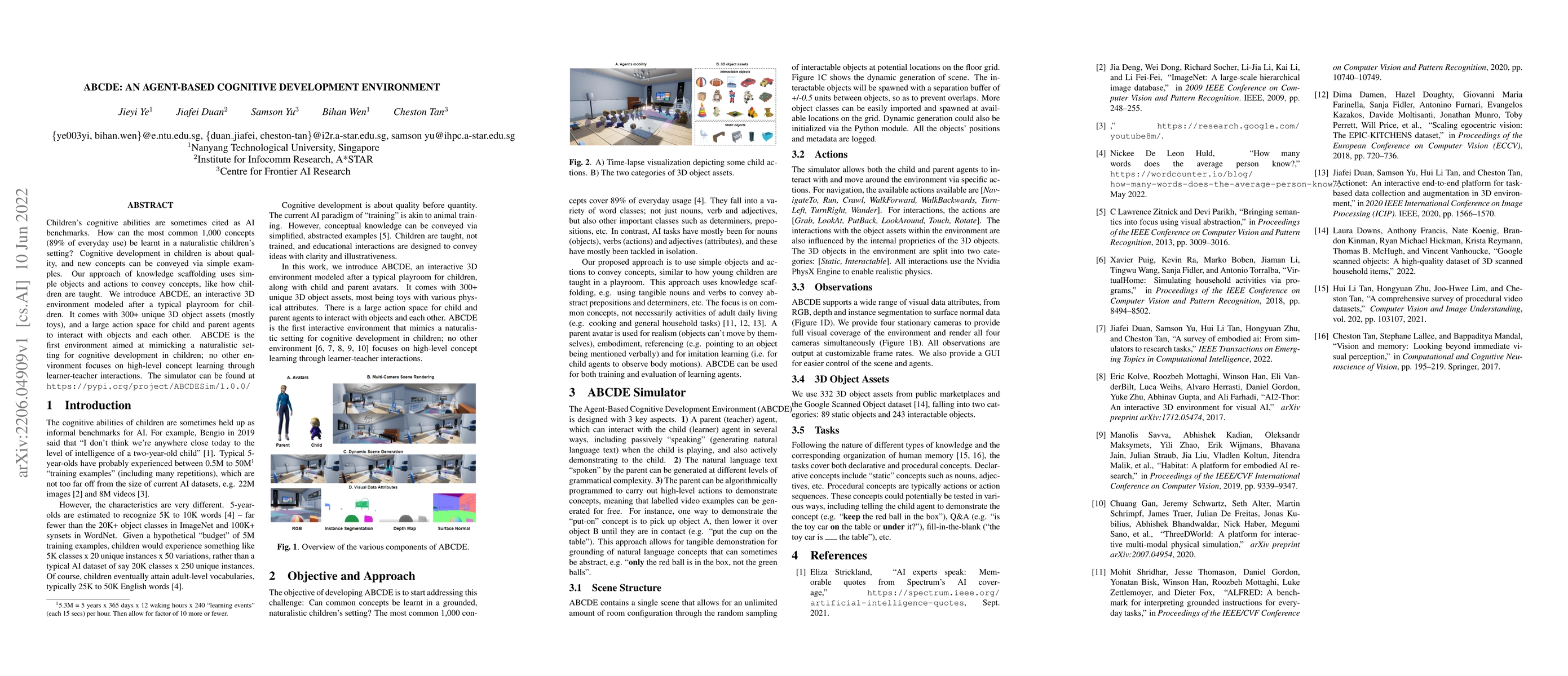 Thumbnail for ABCDE: An Agent-Based Cognitive Development Environment