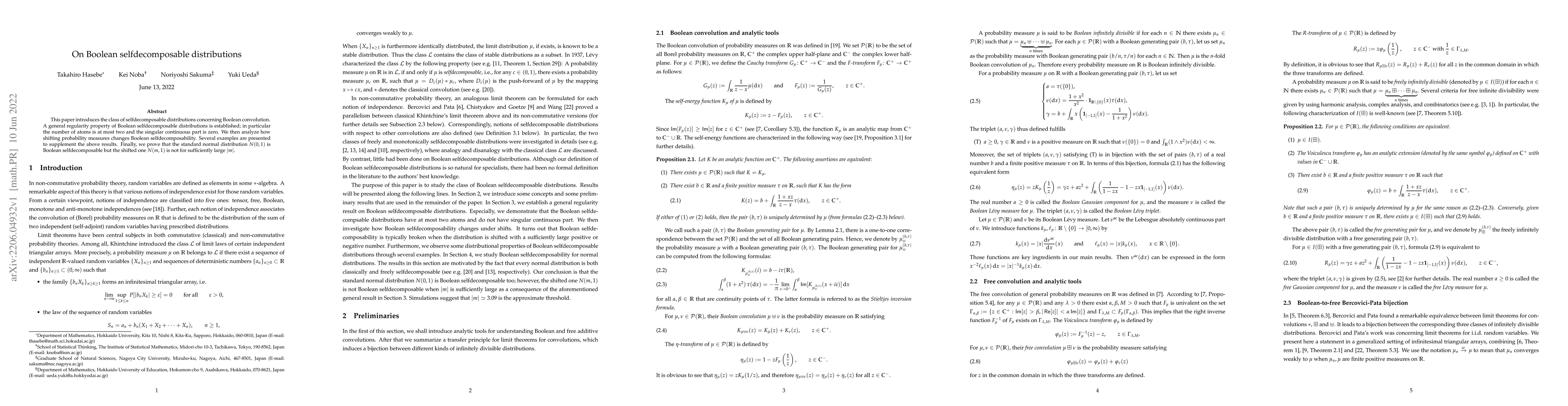 Thumbnail for On Boolean selfdecomposable distributions