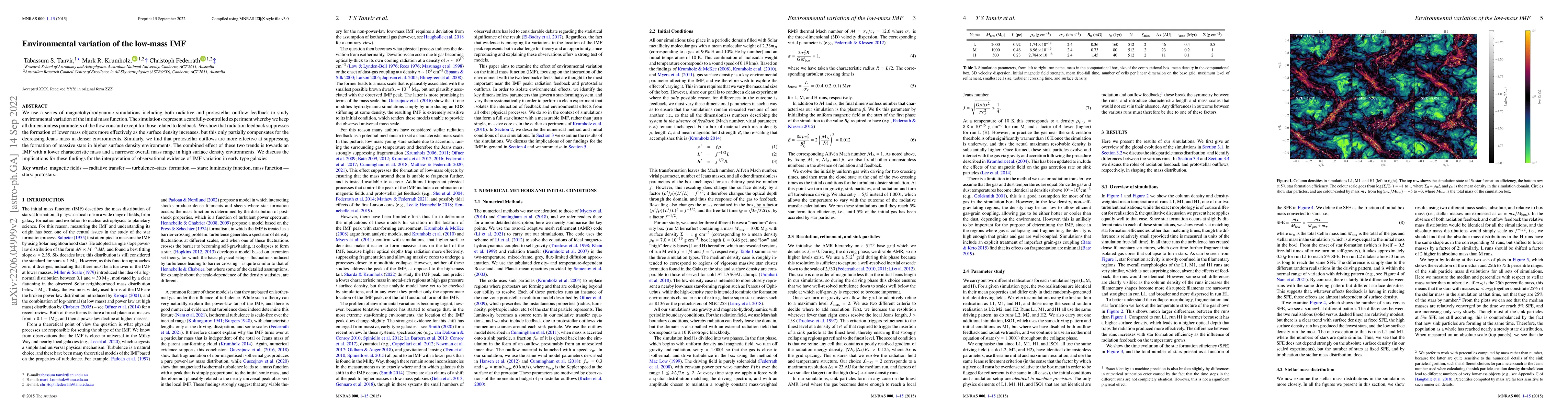 Thumbnail for Environmental variation of the low-mass IMF