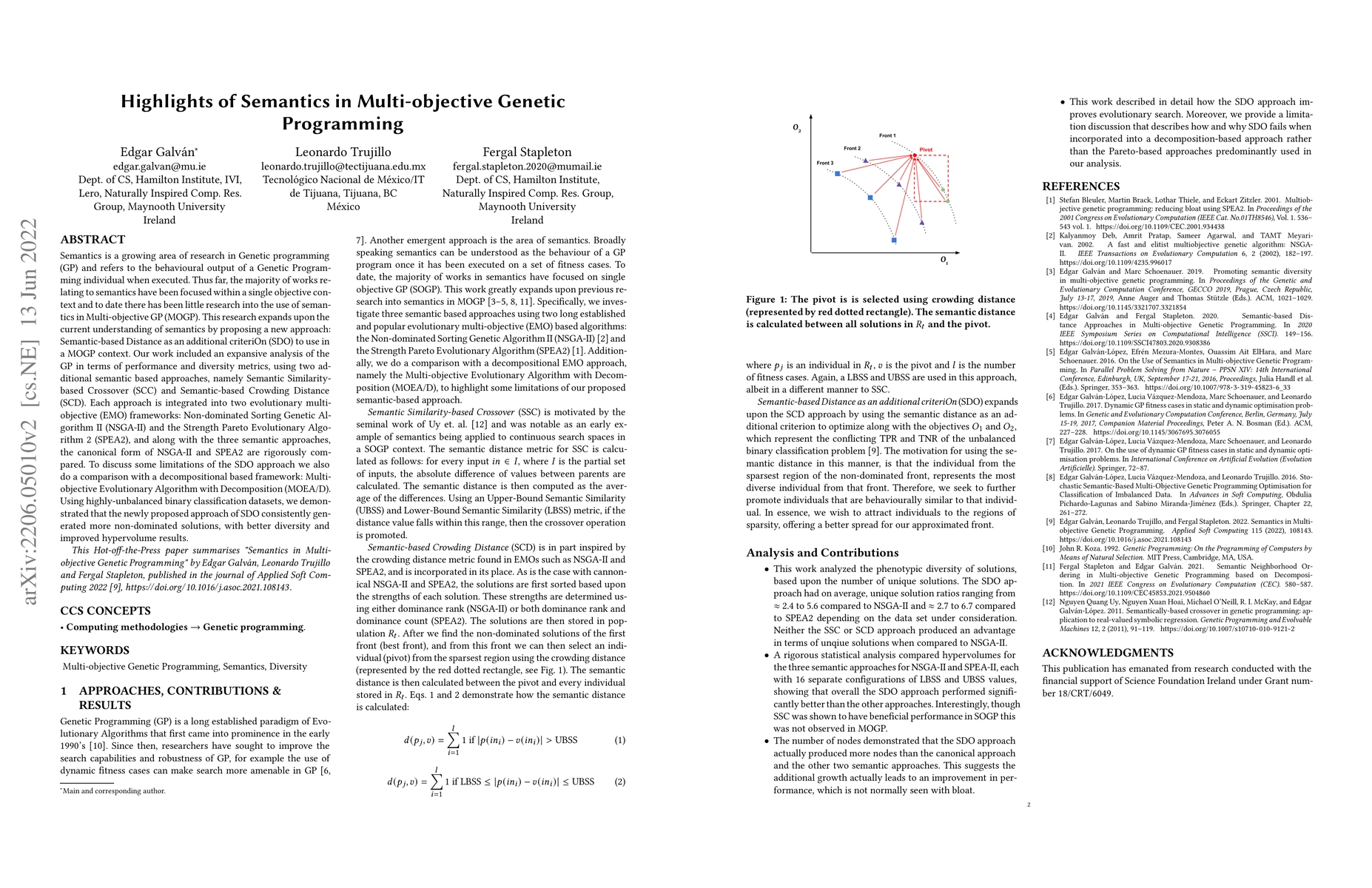 Thumbnail for Highlights of Semantics in Multi-objective Genetic Programming