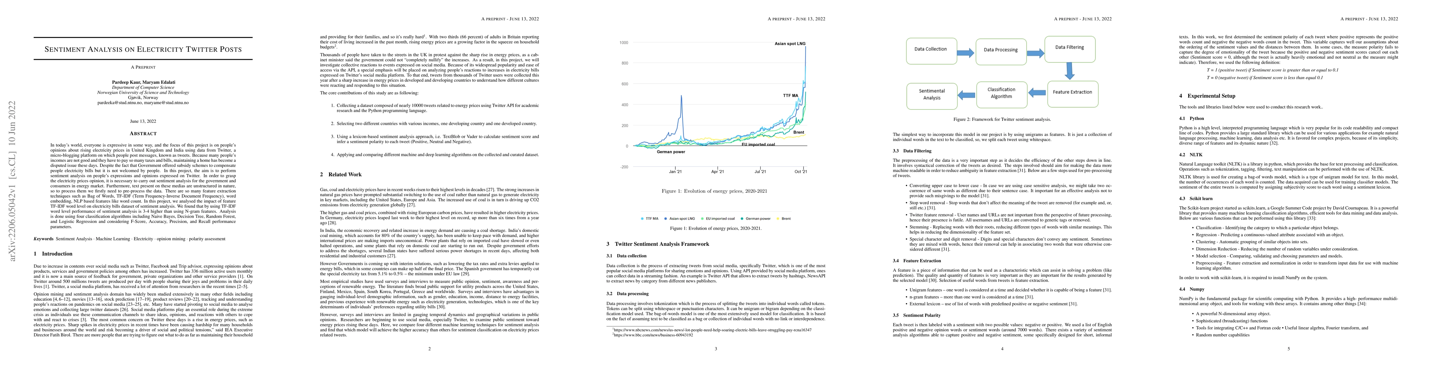 Thumbnail for Sentiment analysis on electricity twitter posts