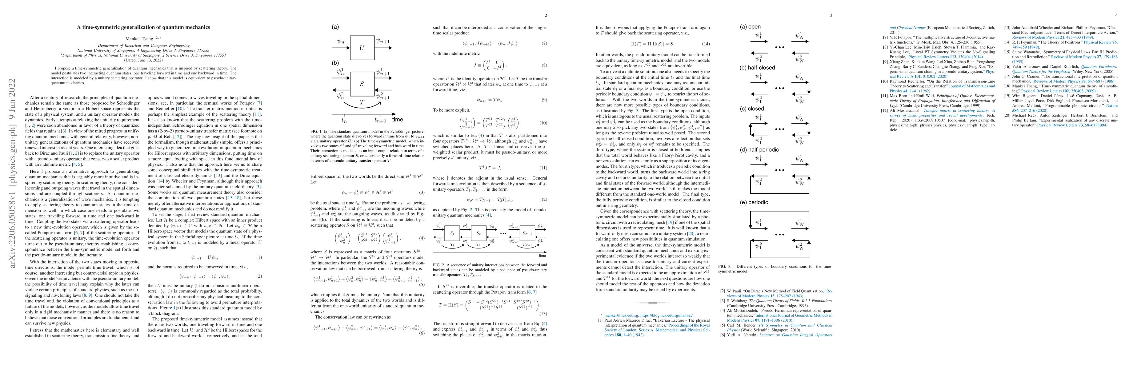 Thumbnail for A time-symmetric generalization of quantum mechanics