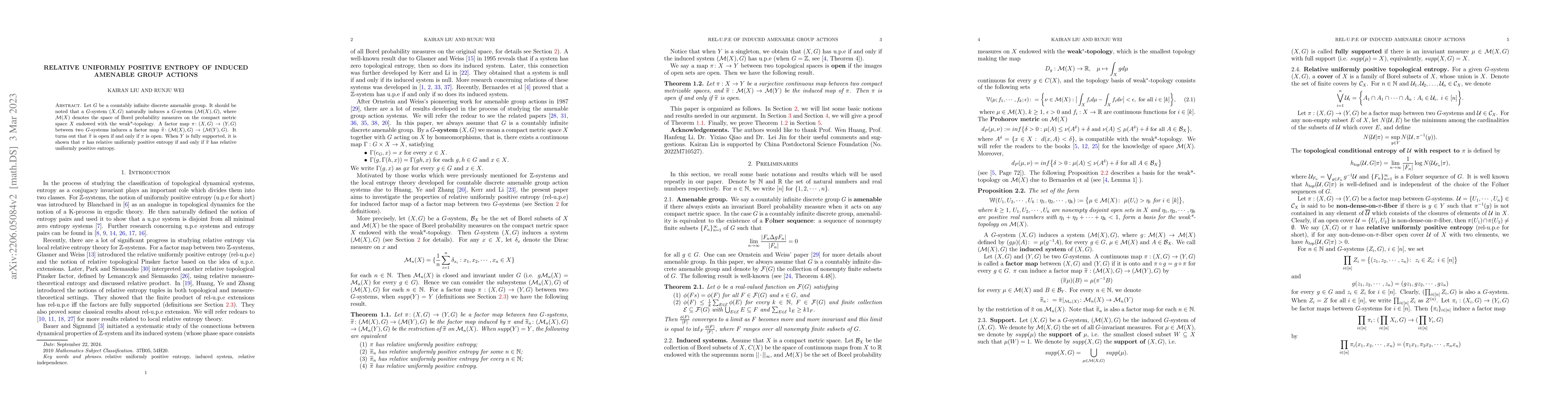 Thumbnail for Relative uniformly positive entropy of induced amenable group actions