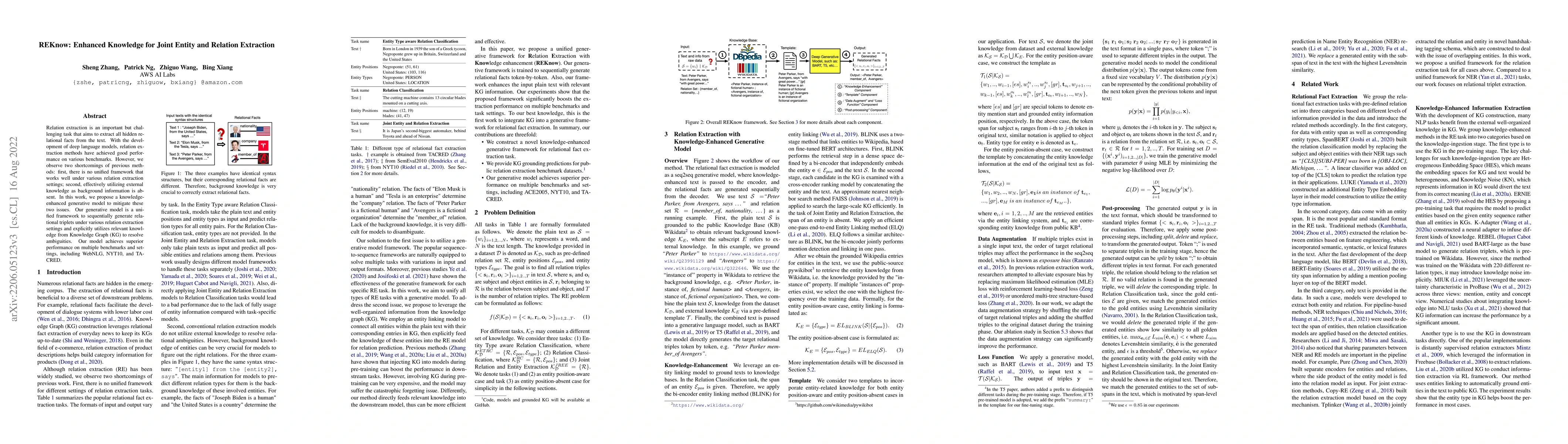 Thumbnail for REKnow: Enhanced Knowledge for Joint Entity and Relation Extraction