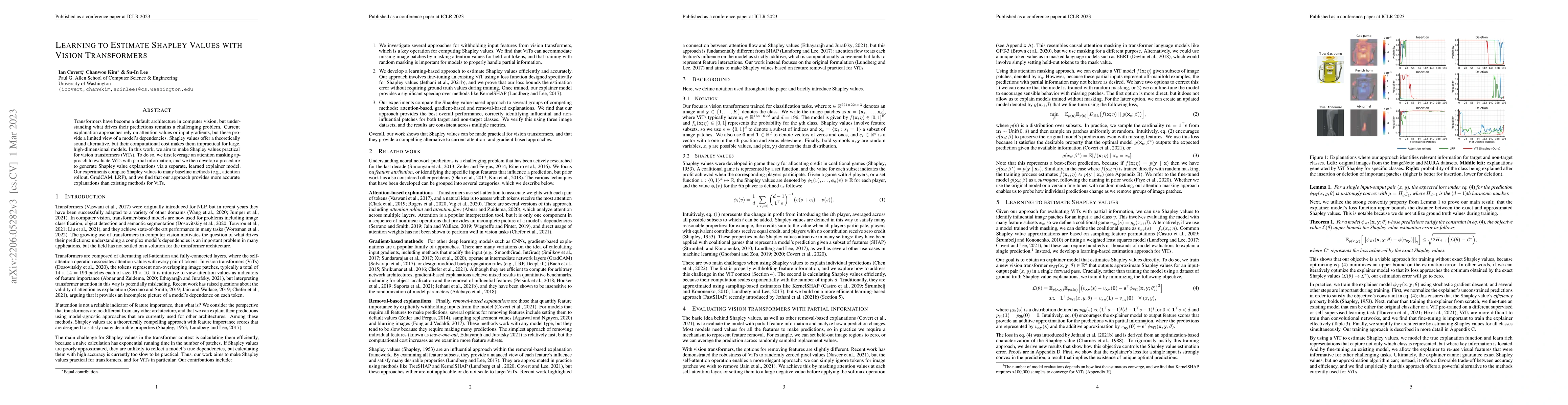 Thumbnail for Learning to Estimate Shapley Values with Vision Transformers