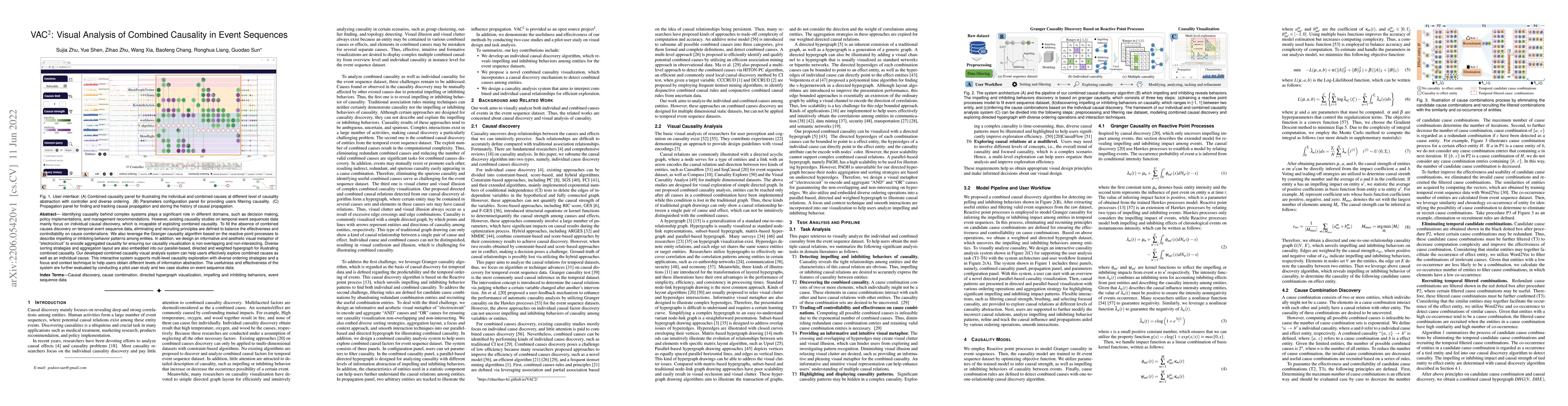 Thumbnail for VAC2: Visual Analysis of Combined Causality in Event Sequences