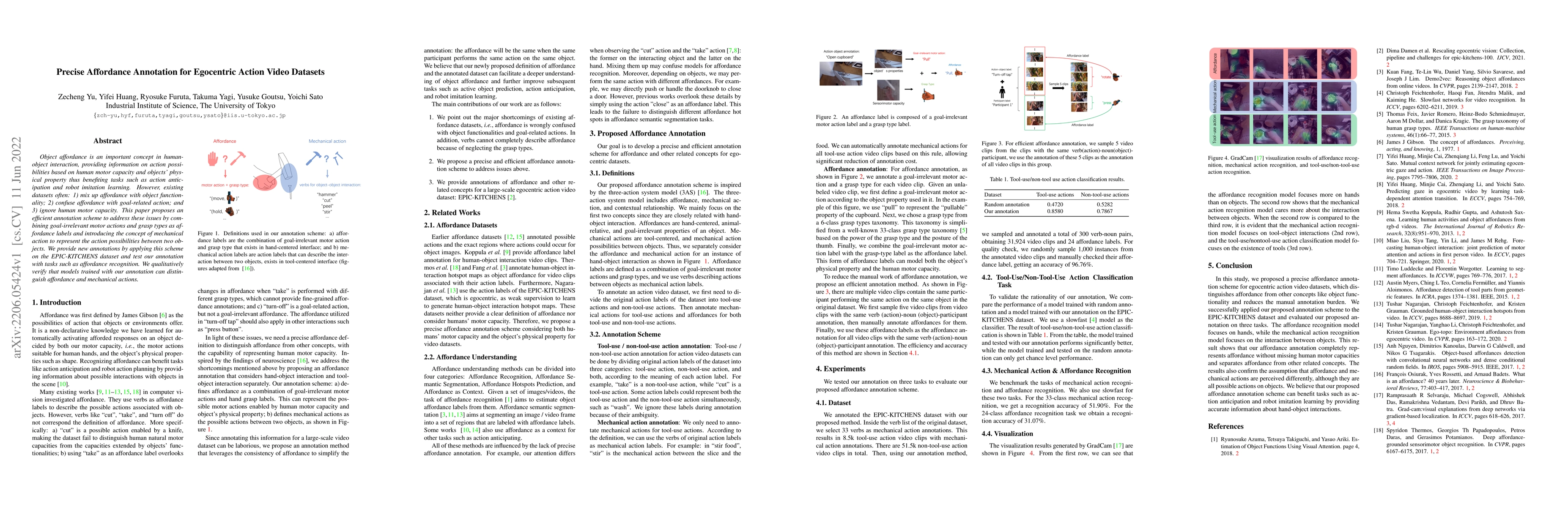 Thumbnail for Precise Affordance Annotation for Egocentric Action Video Datasets