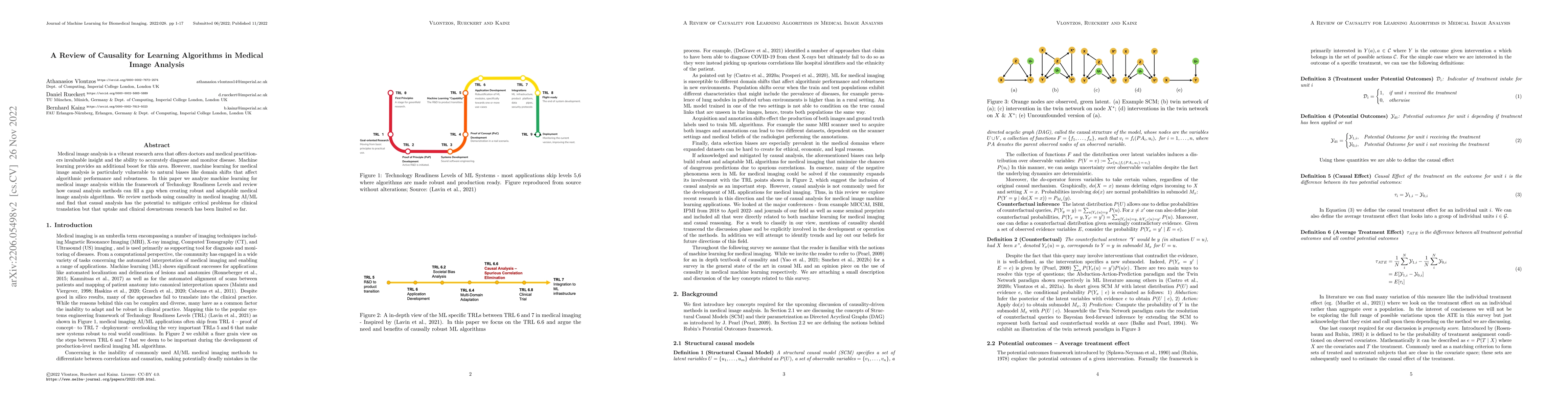Thumbnail for A Review of Causality for Learning Algorithms in Medical Image Analysis