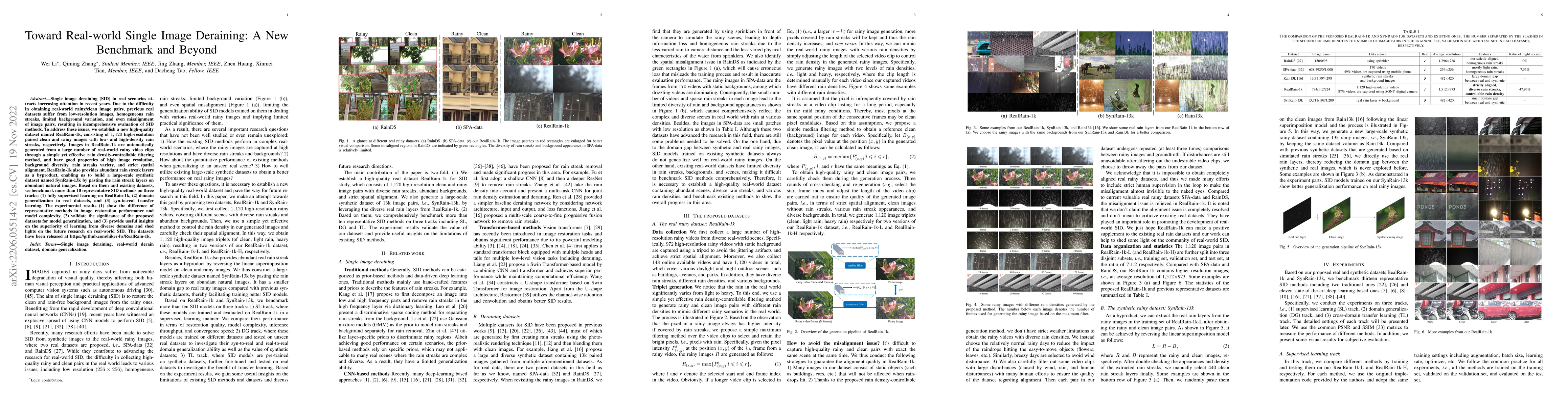 Thumbnail for Toward Real-world Single Image Deraining: A New Benchmark and Beyond
