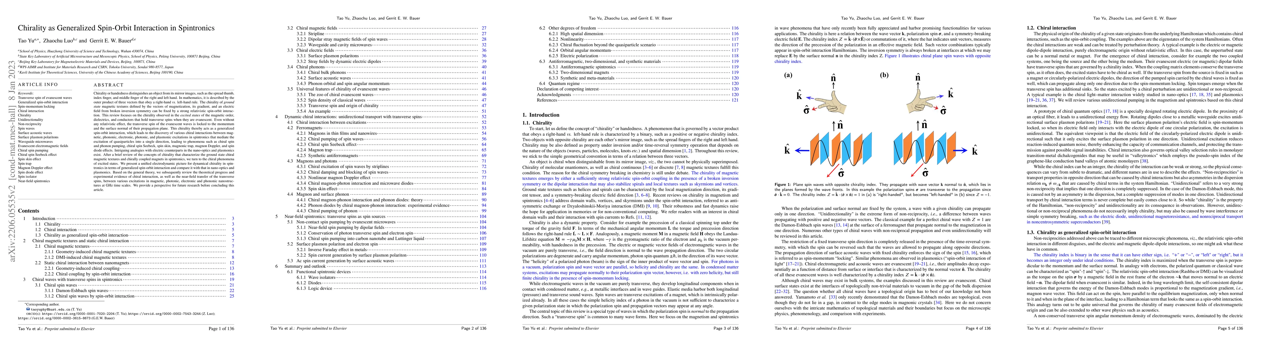 Thumbnail for Chirality as Generalized Spin-Orbit Interaction in Spintronics