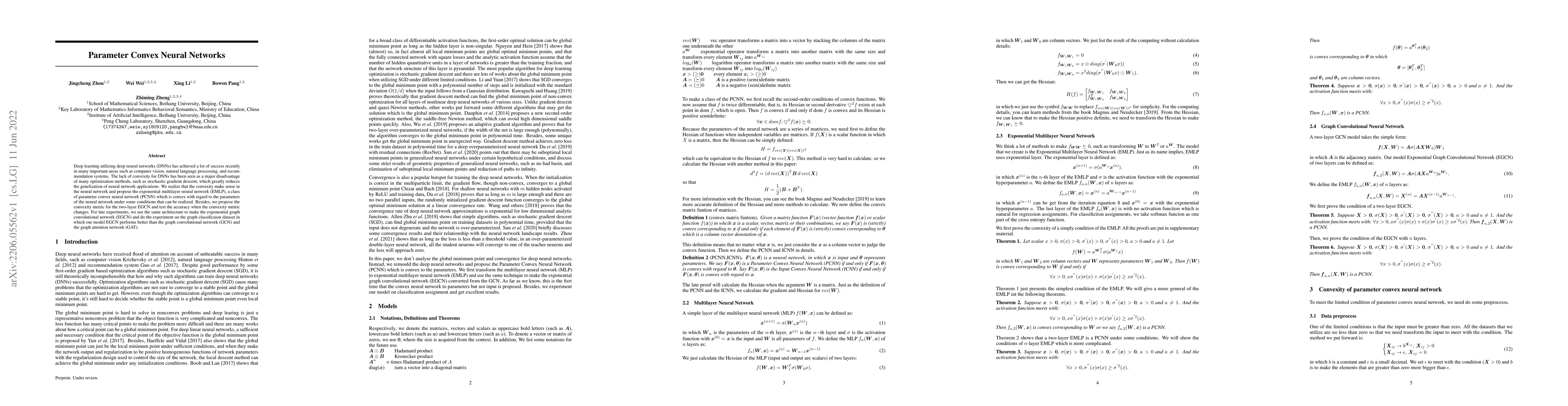 Thumbnail for Parameter Convex Neural Networks
