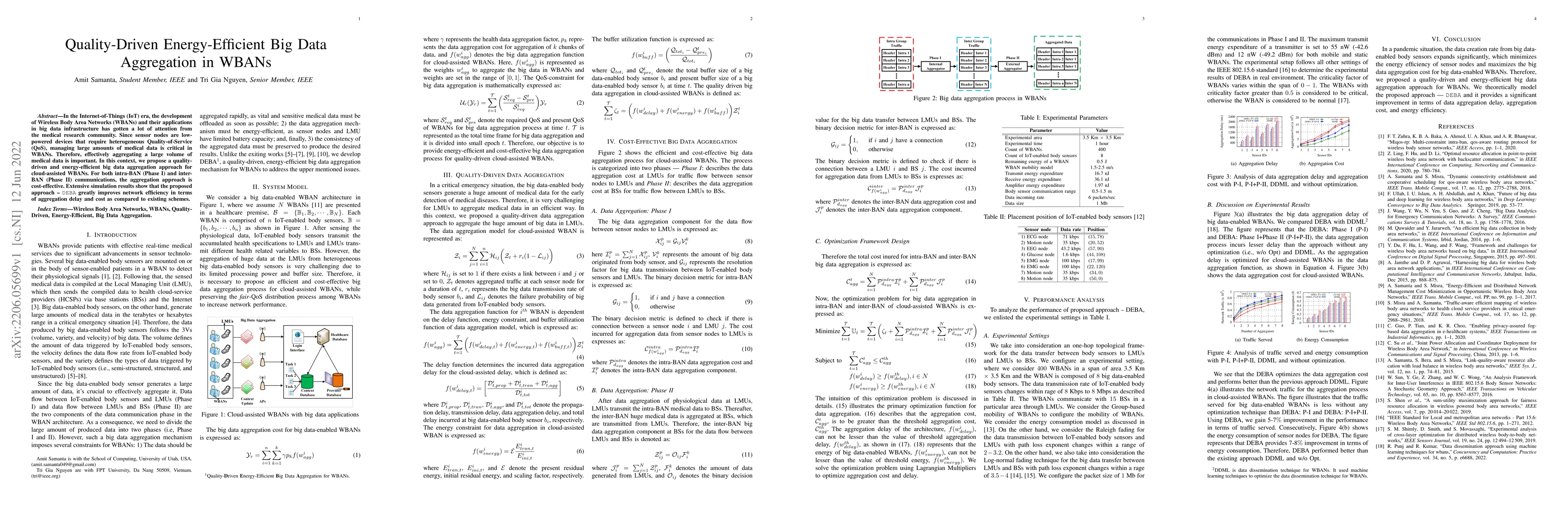 Thumbnail for Quality-Driven Energy-Efficient Big Data Aggregation in WBANs