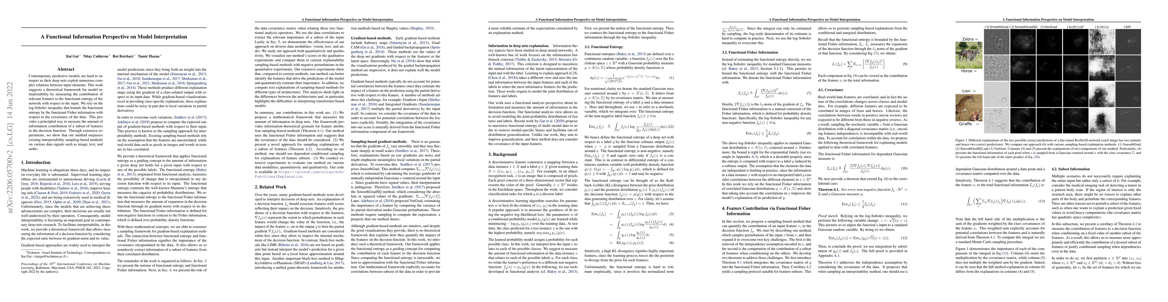 Thumbnail for A Functional Information Perspective on Model Interpretation