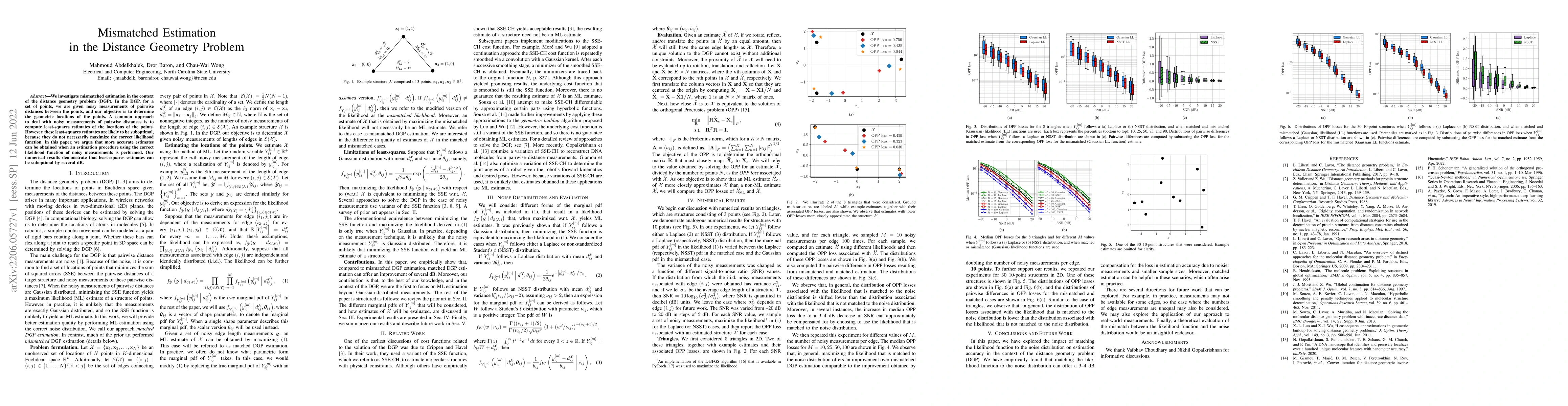 Thumbnail for Mismatched Estimation in the Distance Geometry Problem