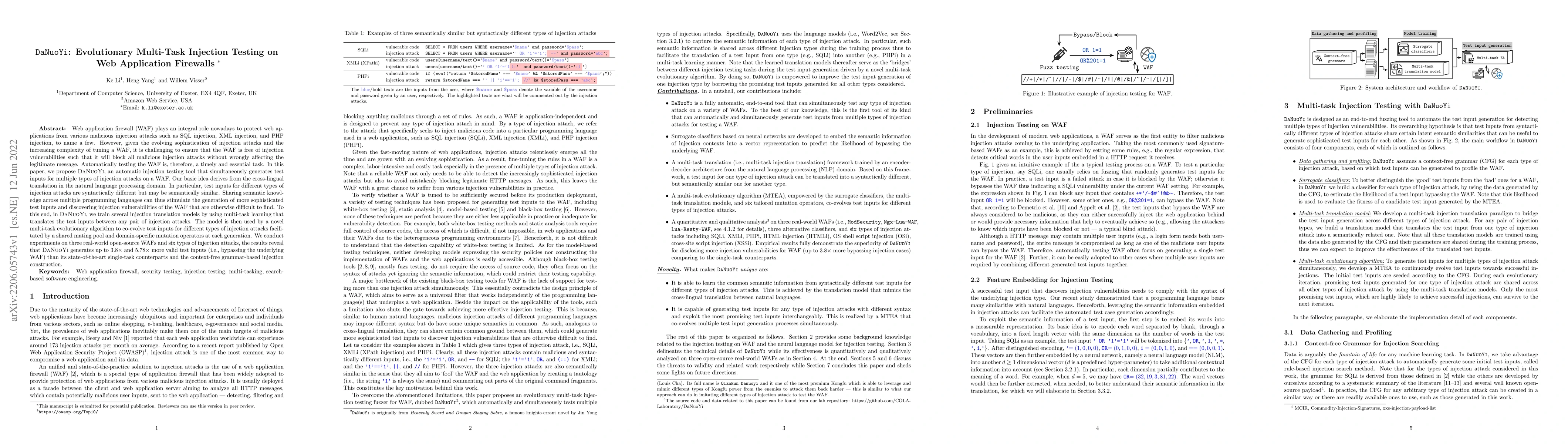 Thumbnail for Evolutionary Multi-Task Injection Testing on Web Application Firewalls