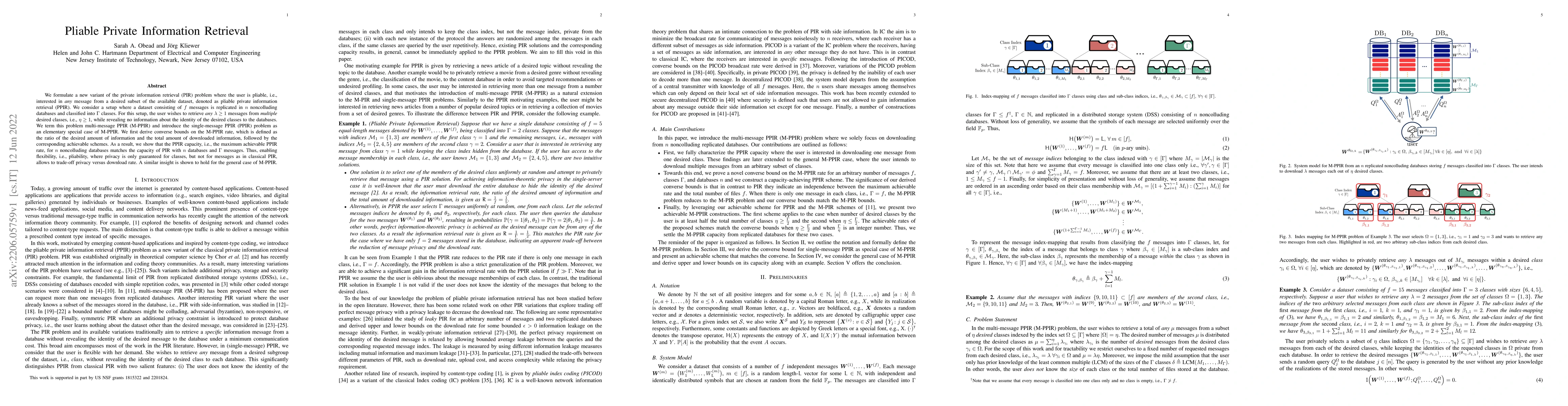 Thumbnail for Pliable Private Information Retrieval